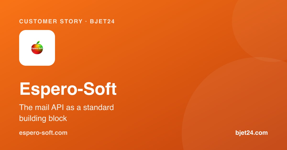 Espero-Soft: postal mail as a standard building block in every app