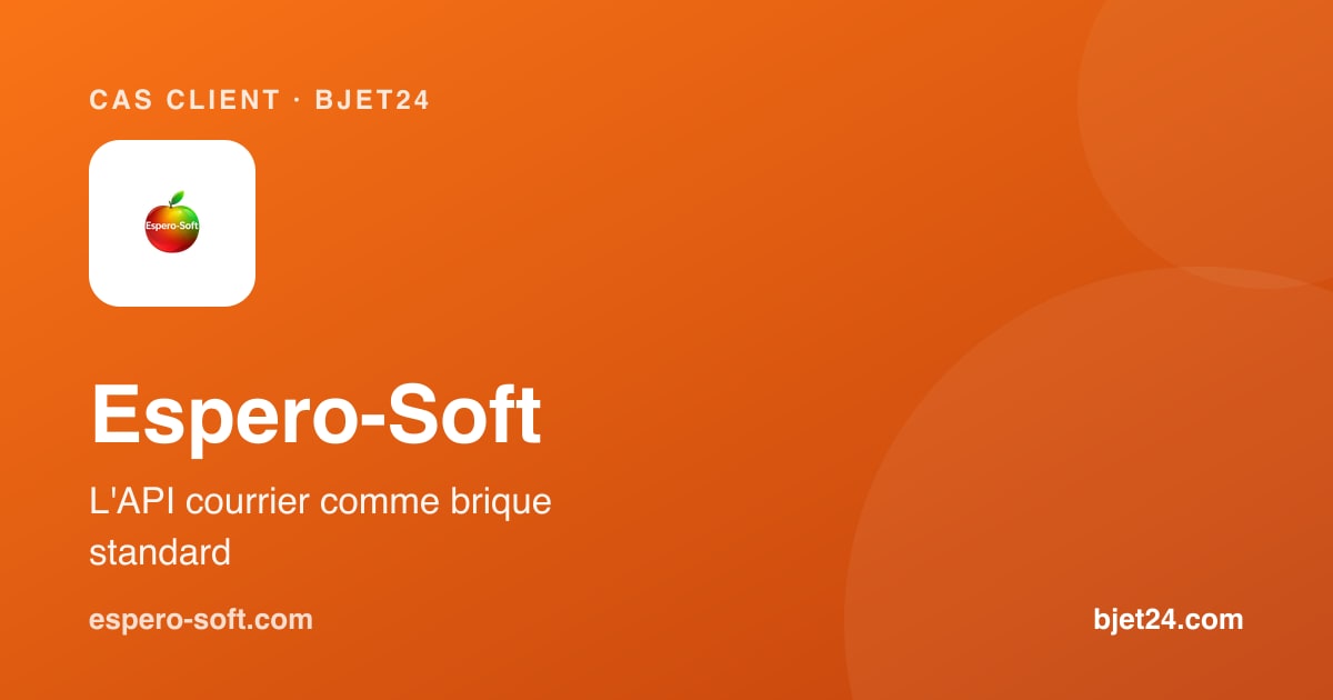 Espero-Soft : l'envoi postal comme brique standard de chaque logiciel